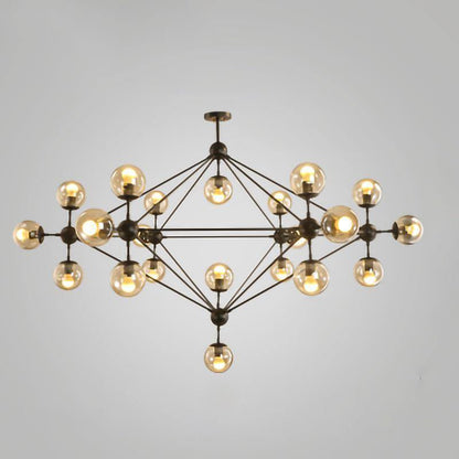 Vertex Chandelier - Modern Design with Adjustable Brightness & Energy-