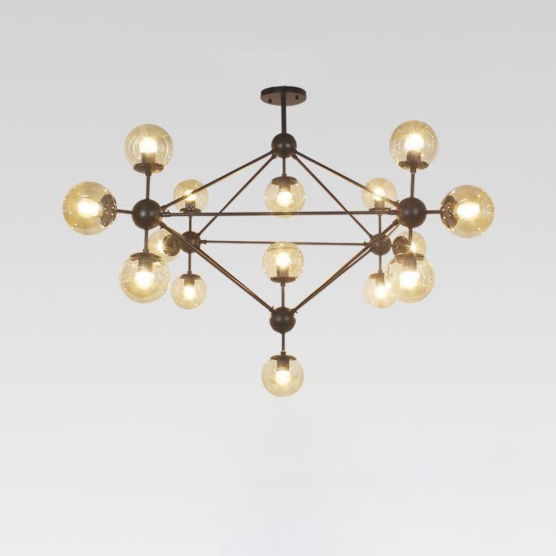 Vertex Chandelier - Modern Design with Adjustable Brightness & Energy-