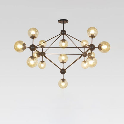 Vertex Chandelier - Modern Design with Adjustable Brightness & Energy-