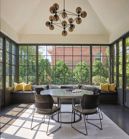 Vertex Chandelier - Modern Design with Adjustable Brightness & Energy-
