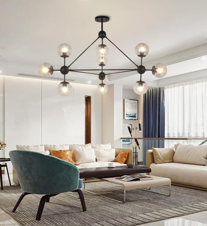 Vertex Chandelier - Modern Design with Adjustable Brightness & Energy-