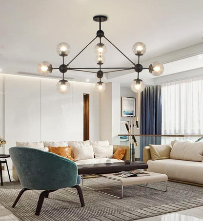 Vertex Chandelier - Modern Design with Adjustable Brightness & Energy-
