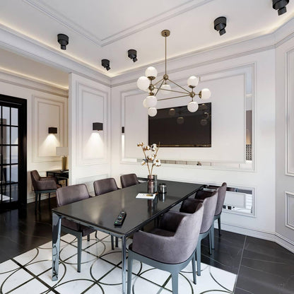 Vertex Chandelier - Modern Design with Adjustable Brightness & Energy-