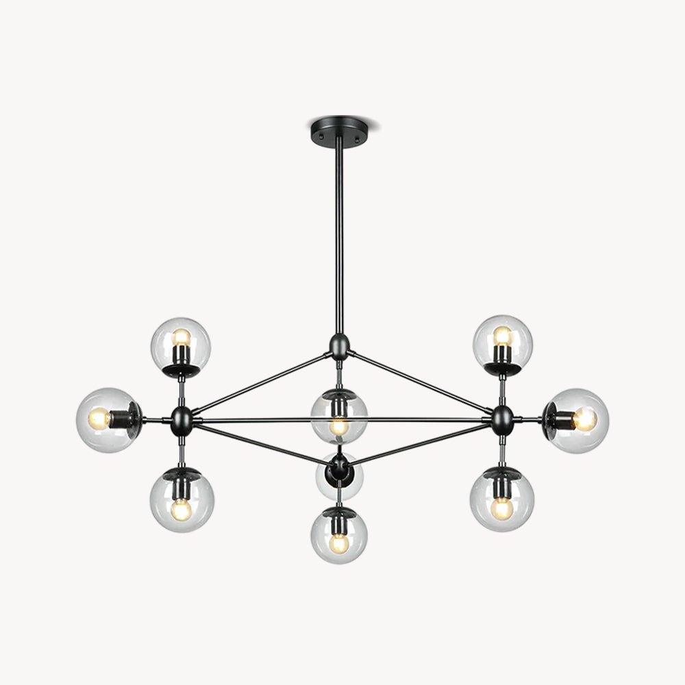 Vertex Chandelier - Modern Design with Adjustable Brightness & Energy-