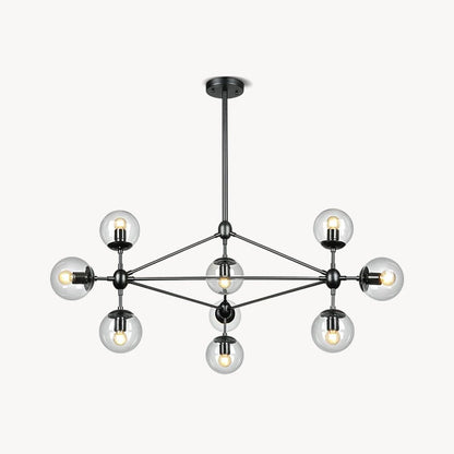 Vertex Chandelier - Modern Design with Adjustable Brightness & Energy-