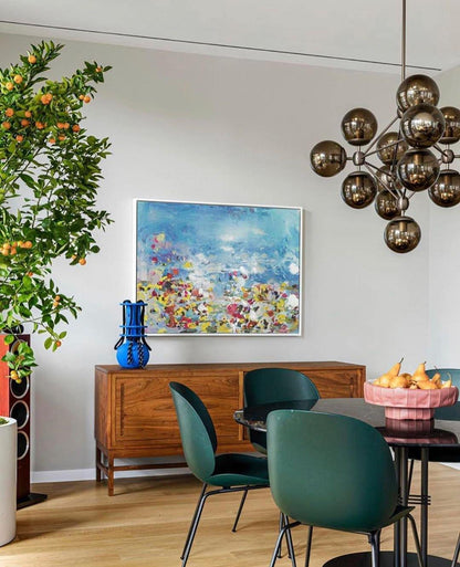 Vertex Chandelier - Modern Design with Adjustable Brightness & Energy-