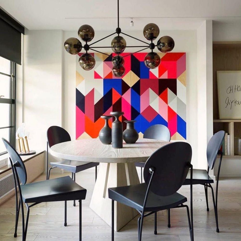 Vertex Chandelier - Modern Design with Adjustable Brightness & Energy-