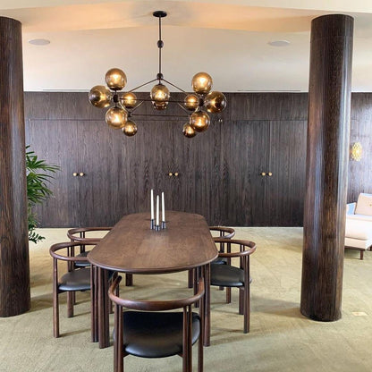 Vertex Chandelier - Modern Design with Adjustable Brightness & Energy-
