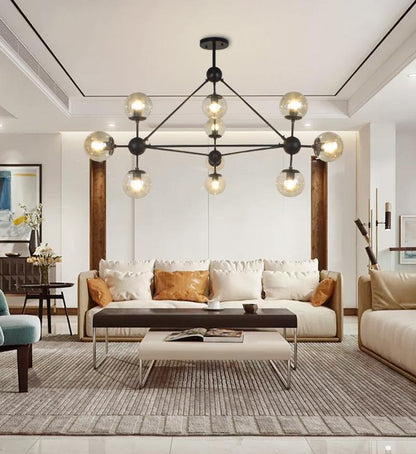 Vertex Chandelier - Modern Design with Adjustable Brightness & Energy-