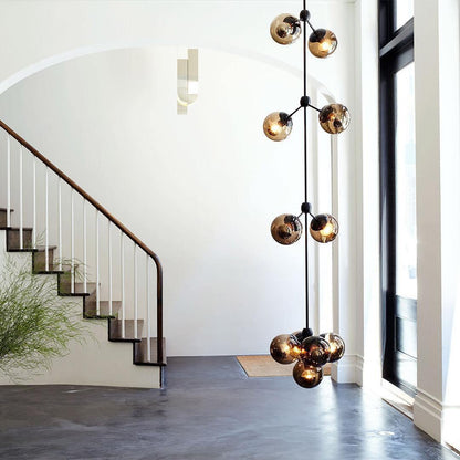 Vertex Chandelier - Modern Design with Adjustable Brightness & Energy-