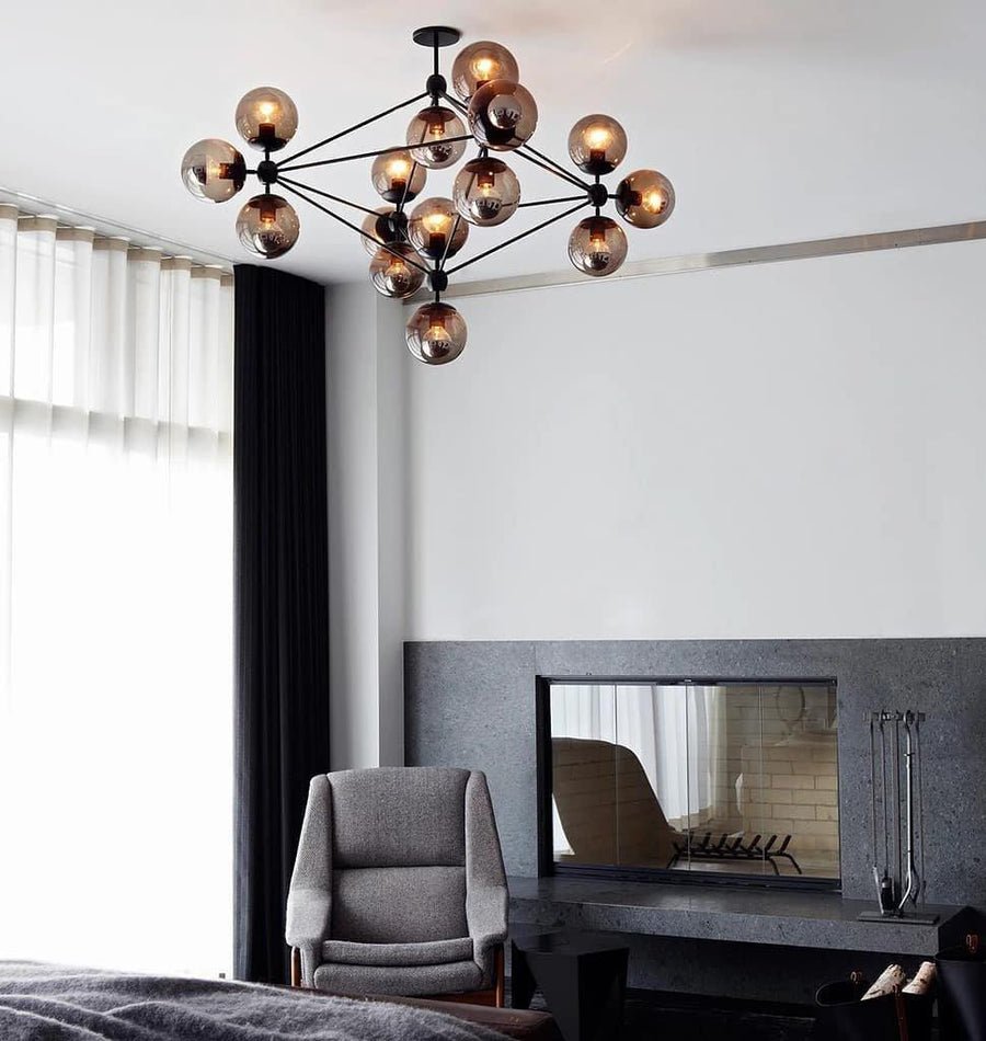 Vertex Chandelier - Modern Design with Adjustable Brightness & Energy-