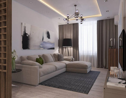 Vertex Chandelier - Modern Design with Adjustable Brightness & Energy-