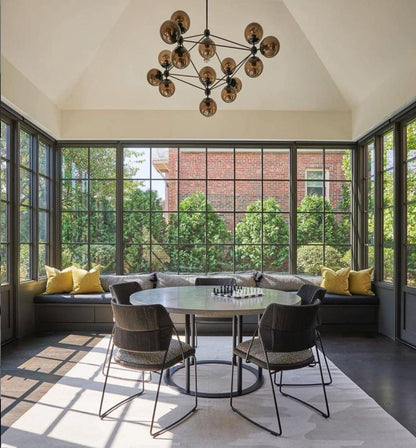 Vertex Chandelier - Modern Design with Adjustable Brightness & Energy-