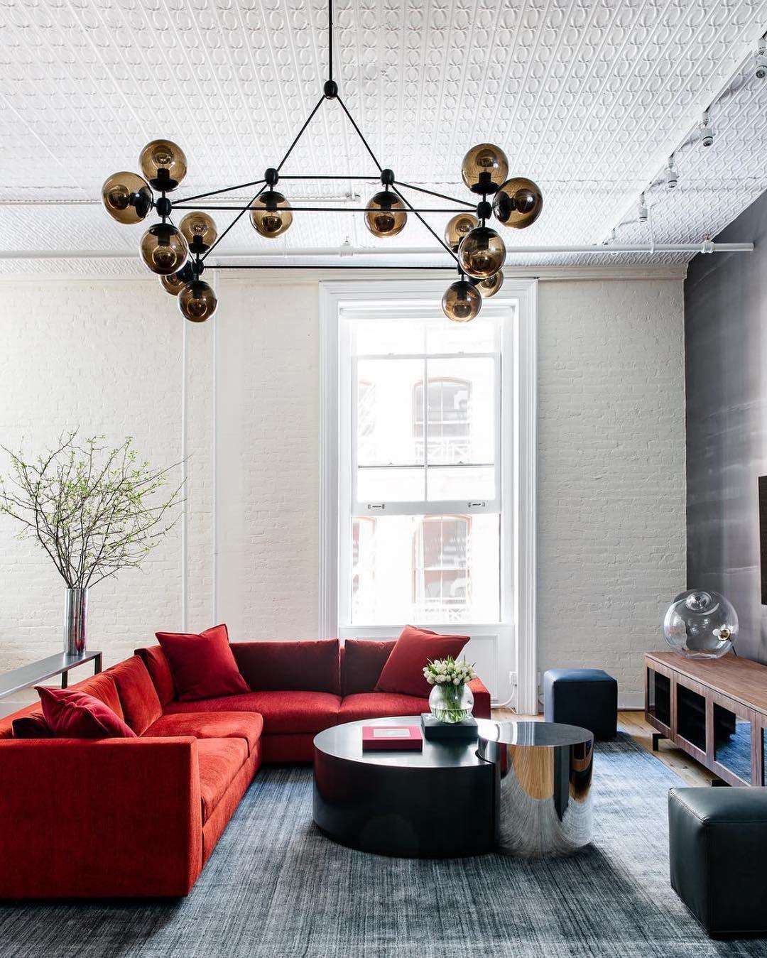 Vertex Chandelier - Modern Design with Adjustable Brightness & Energy-
