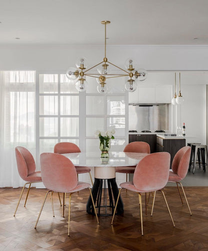 Vertex Chandelier - Modern Design with Adjustable Brightness & Energy-