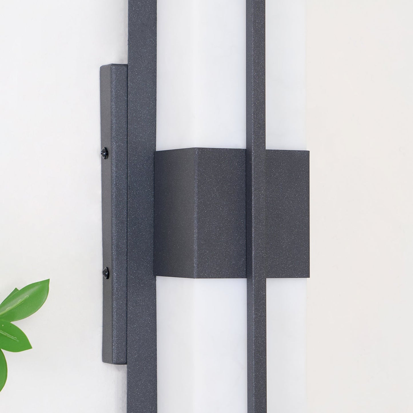Alabaster Outdoor Wall Light with Weather-Resistant Design & Soft Glow