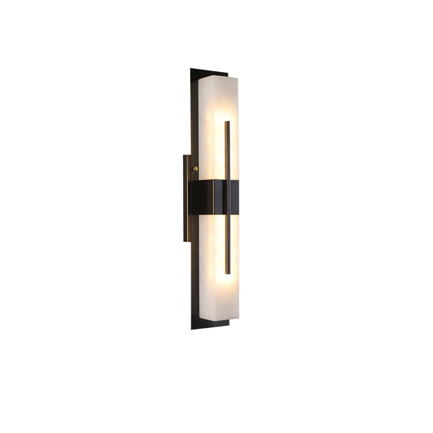 Alabaster Outdoor Wall Light with Weather-Resistant Design & Soft Glow