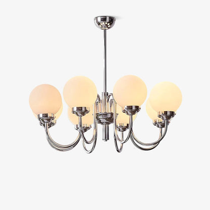 Carisa Chandelier - Elegant Design with Adjustable Height & LED Compat