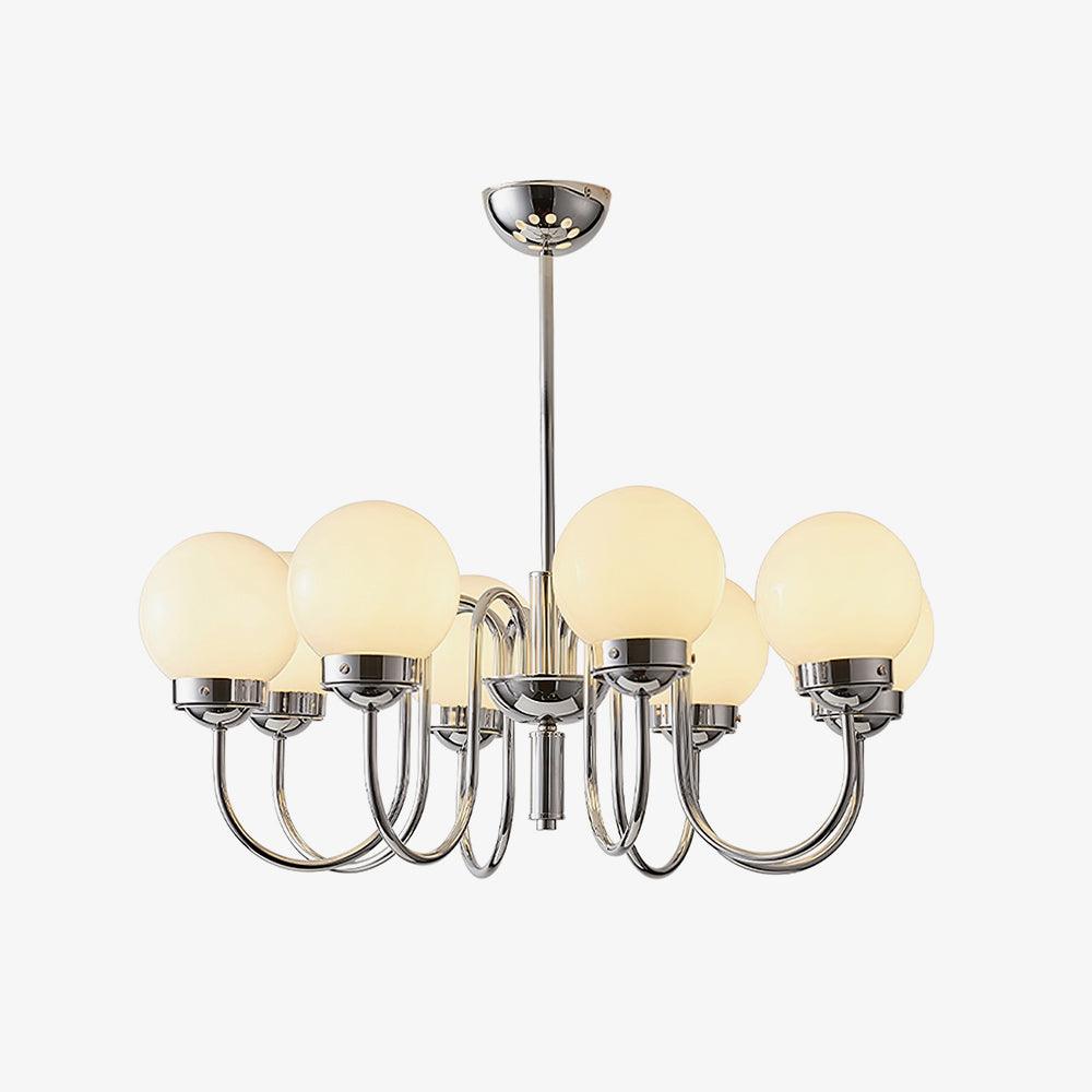 Carisa Chandelier - Elegant Design with Adjustable Height & LED Compat