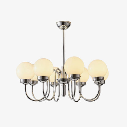 Carisa Chandelier - Elegant Design with Adjustable Height & LED Compat