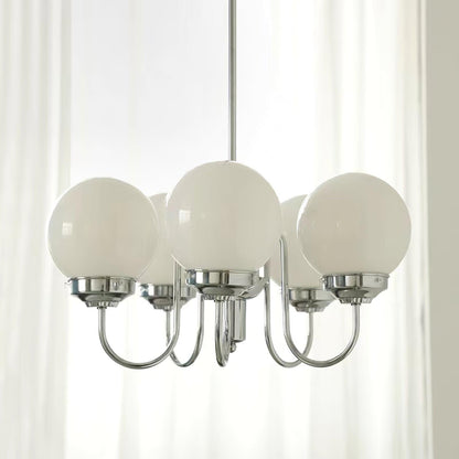 Carisa Chandelier - Elegant Design with Adjustable Height & LED Compat