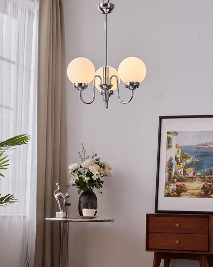 Carisa Chandelier - Elegant Design with Adjustable Height & LED Compat
