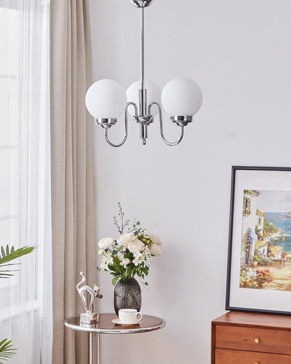 Carisa Chandelier - Elegant Design with Adjustable Height & LED Compat