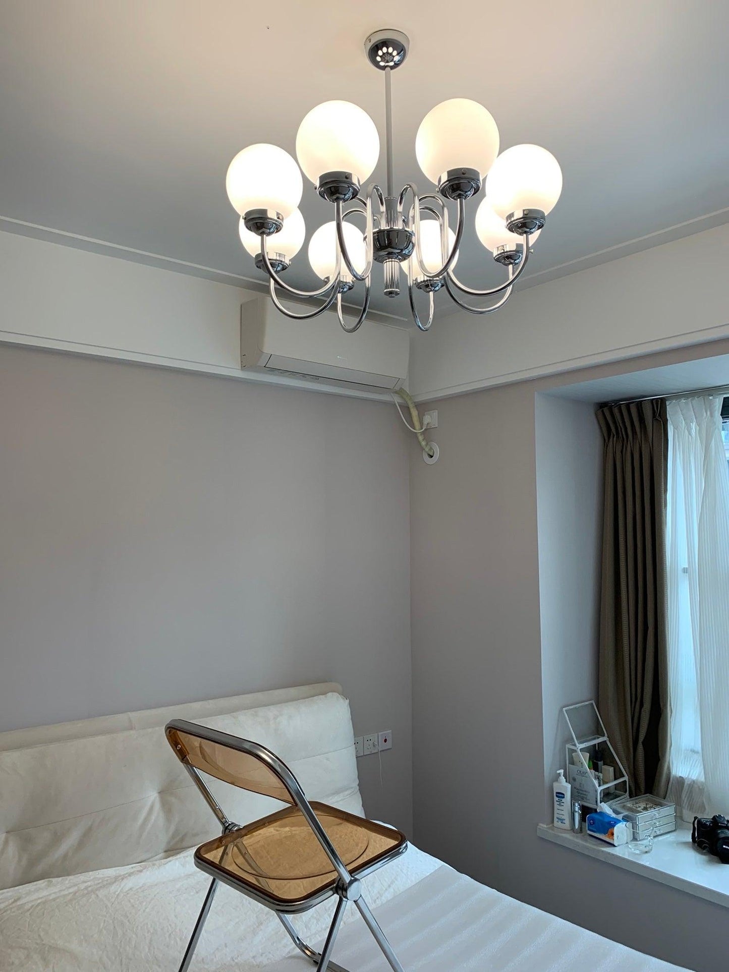 Carisa Chandelier - Elegant Design with Adjustable Height & LED Compat
