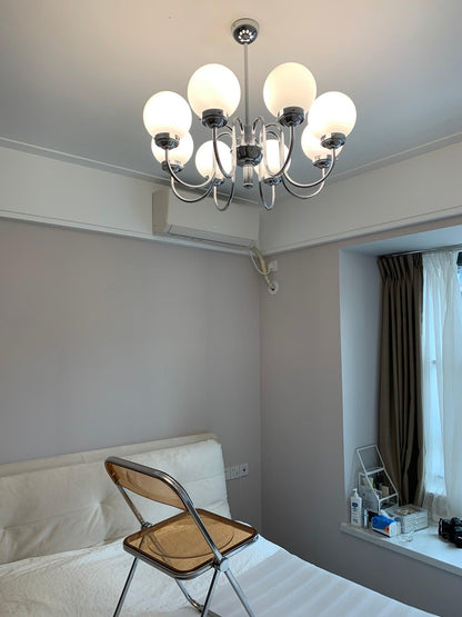 Carisa Chandelier - Elegant Design with Adjustable Height & LED Compat