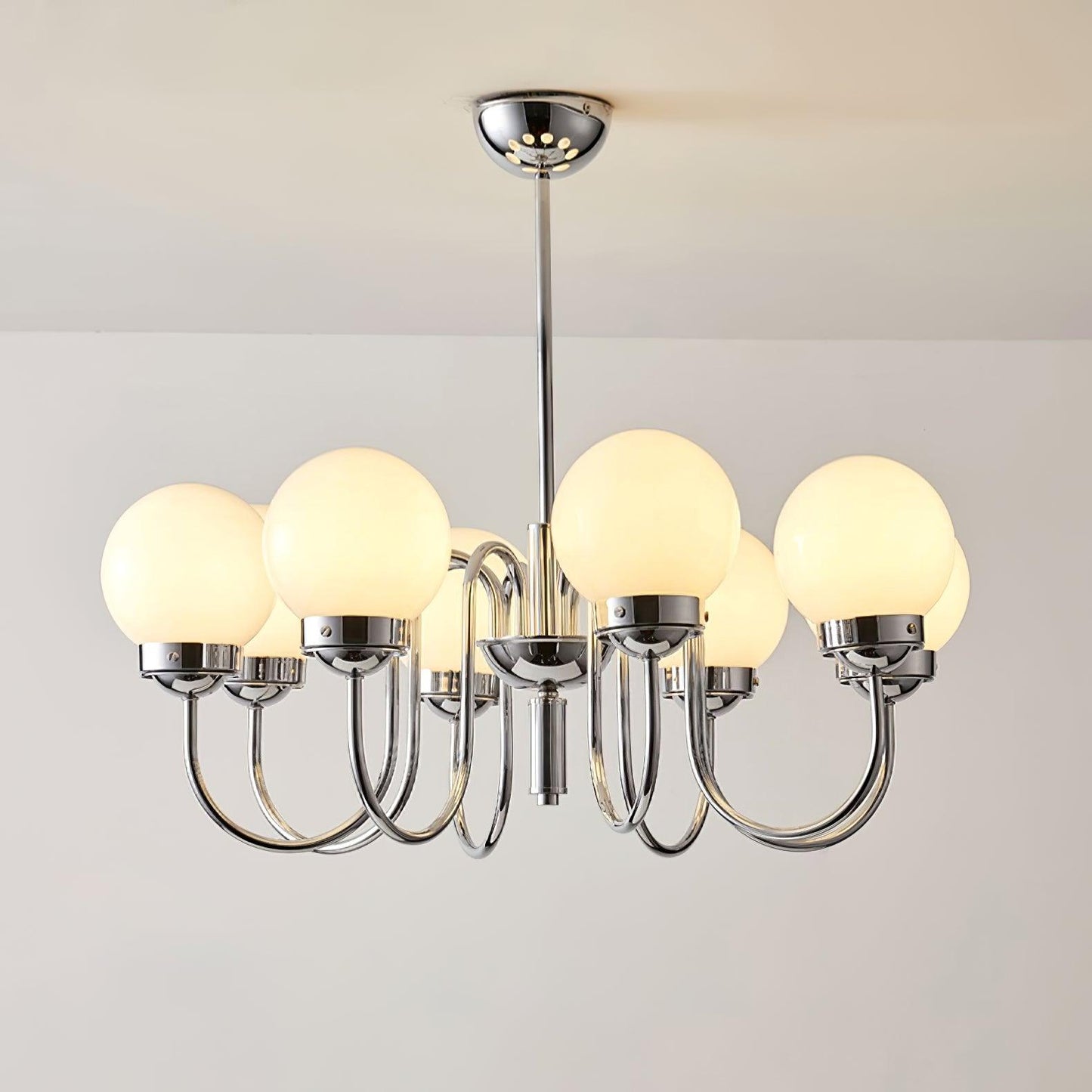 Carisa Chandelier - Elegant Design with Adjustable Height & LED Compat