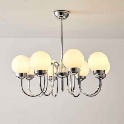 Carisa Chandelier - Elegant Design with Adjustable Height & LED Compat