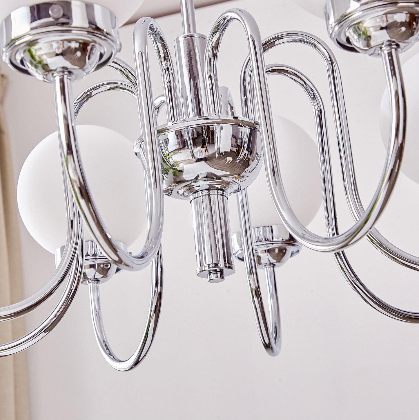 Carisa Chandelier - Elegant Design with Adjustable Height & LED Compat