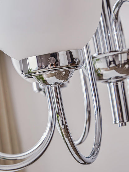 Carisa Chandelier - Elegant Design with Adjustable Height & LED Compat