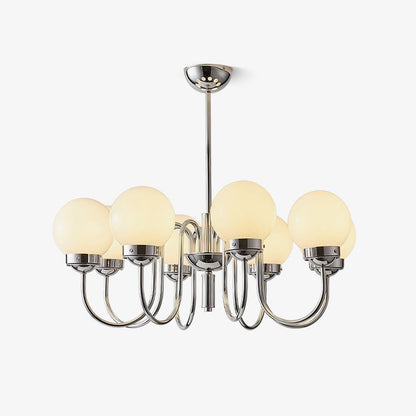 Carisa Chandelier - Elegant Design with Adjustable Height & LED Compat