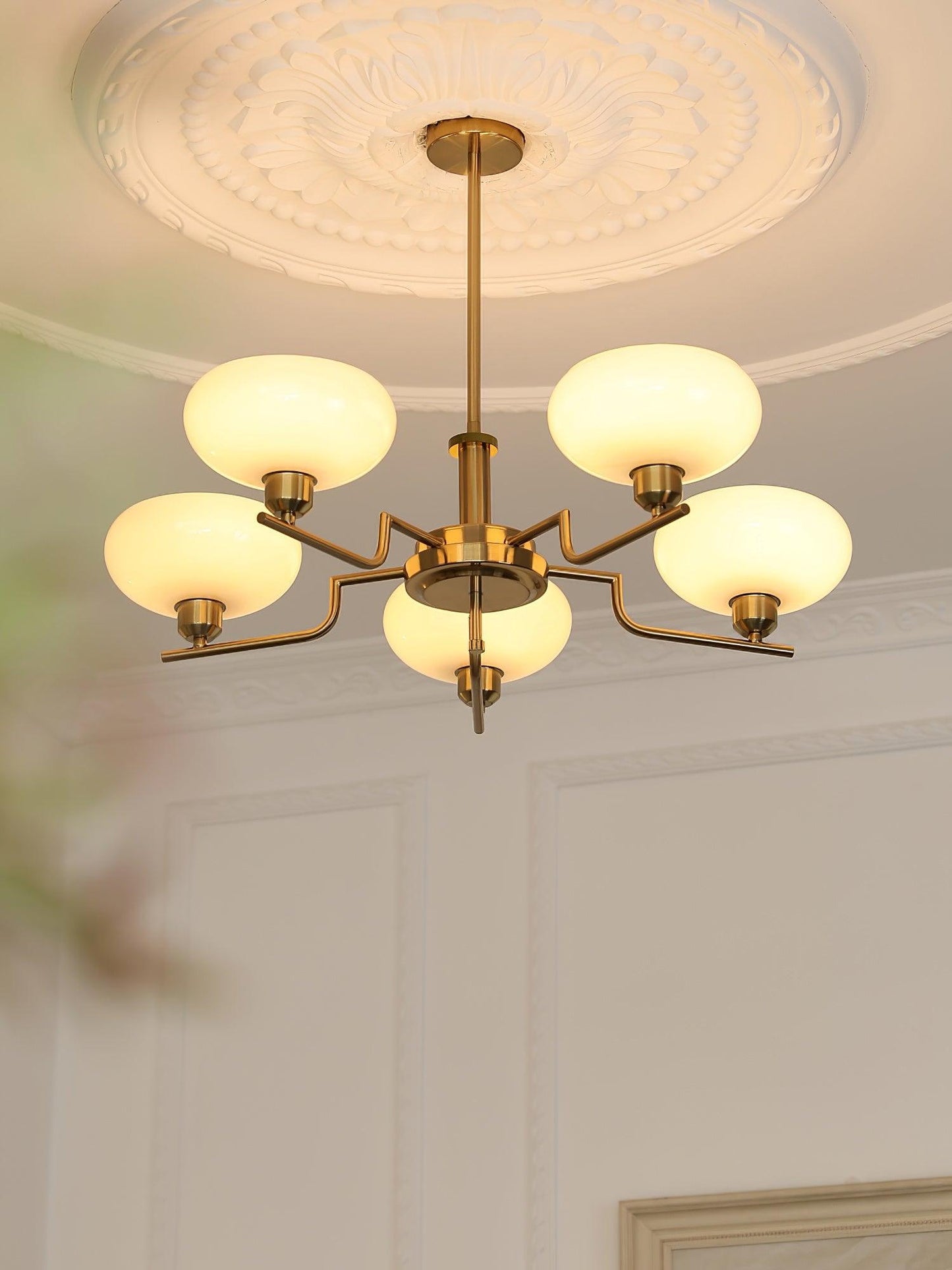 Elegant Puja Chandeliers - Adjustable Brightness & Energy Efficient