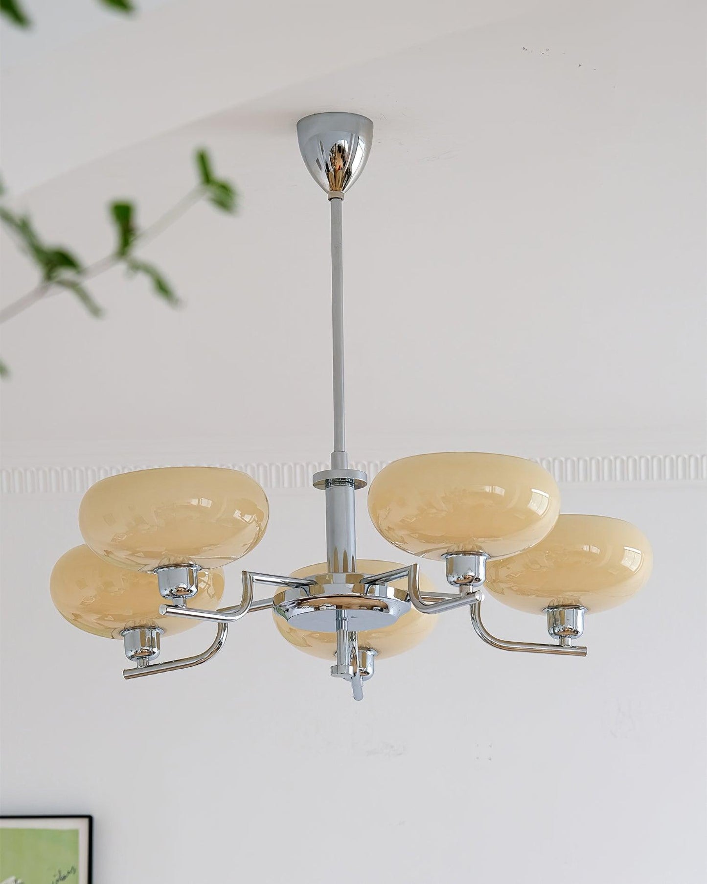 Elegant Puja Chandeliers - Adjustable Brightness & Energy Efficient