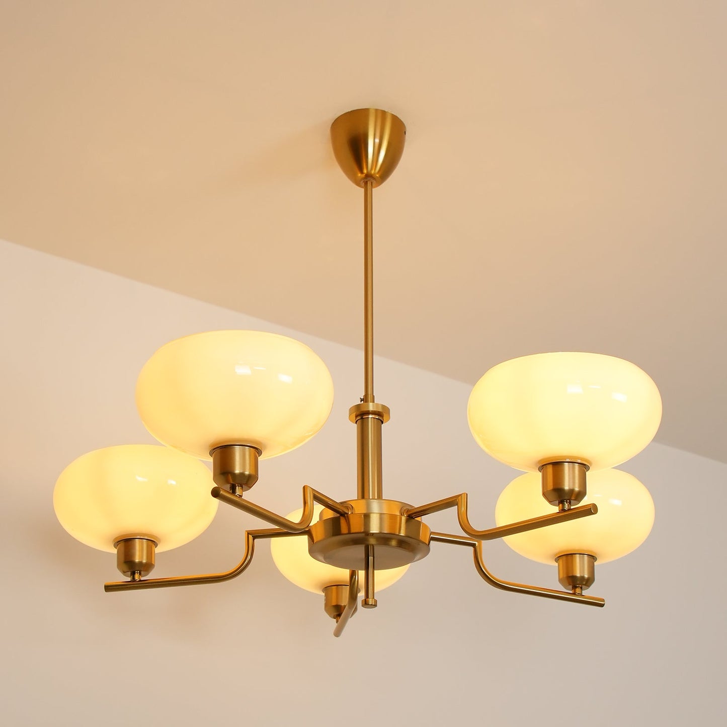 Elegant Puja Chandeliers - Adjustable Brightness & Energy Efficient