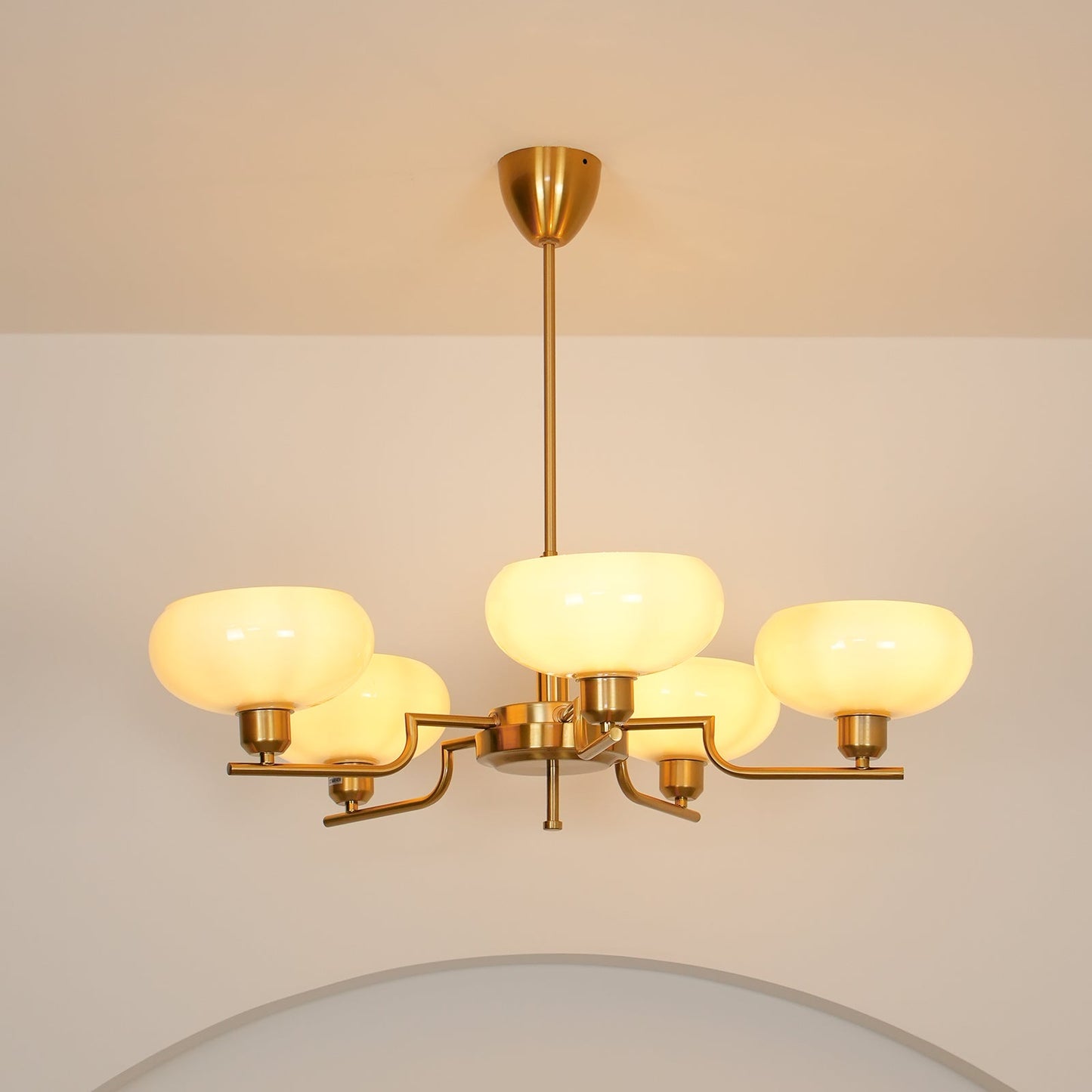 Elegant Puja Chandeliers - Adjustable Brightness & Energy Efficient