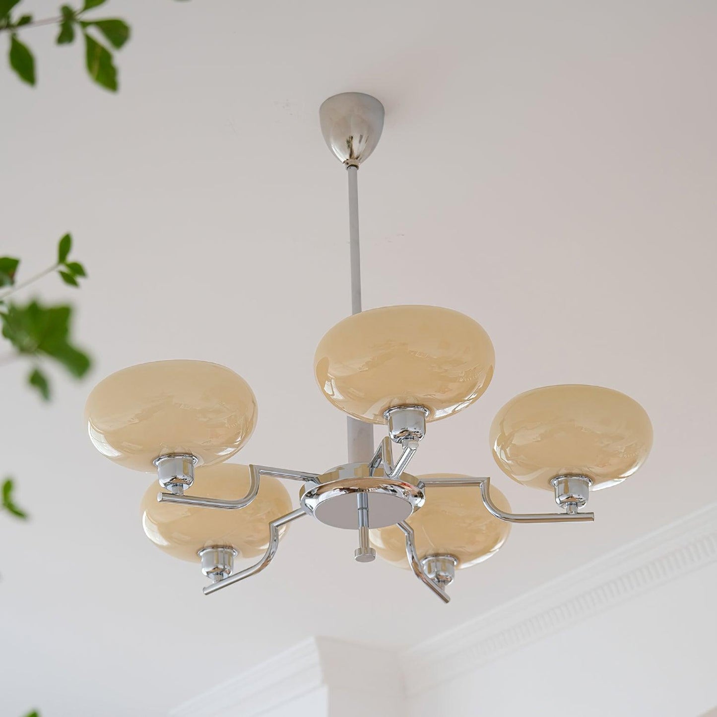 Elegant Puja Chandeliers - Adjustable Brightness & Energy Efficient