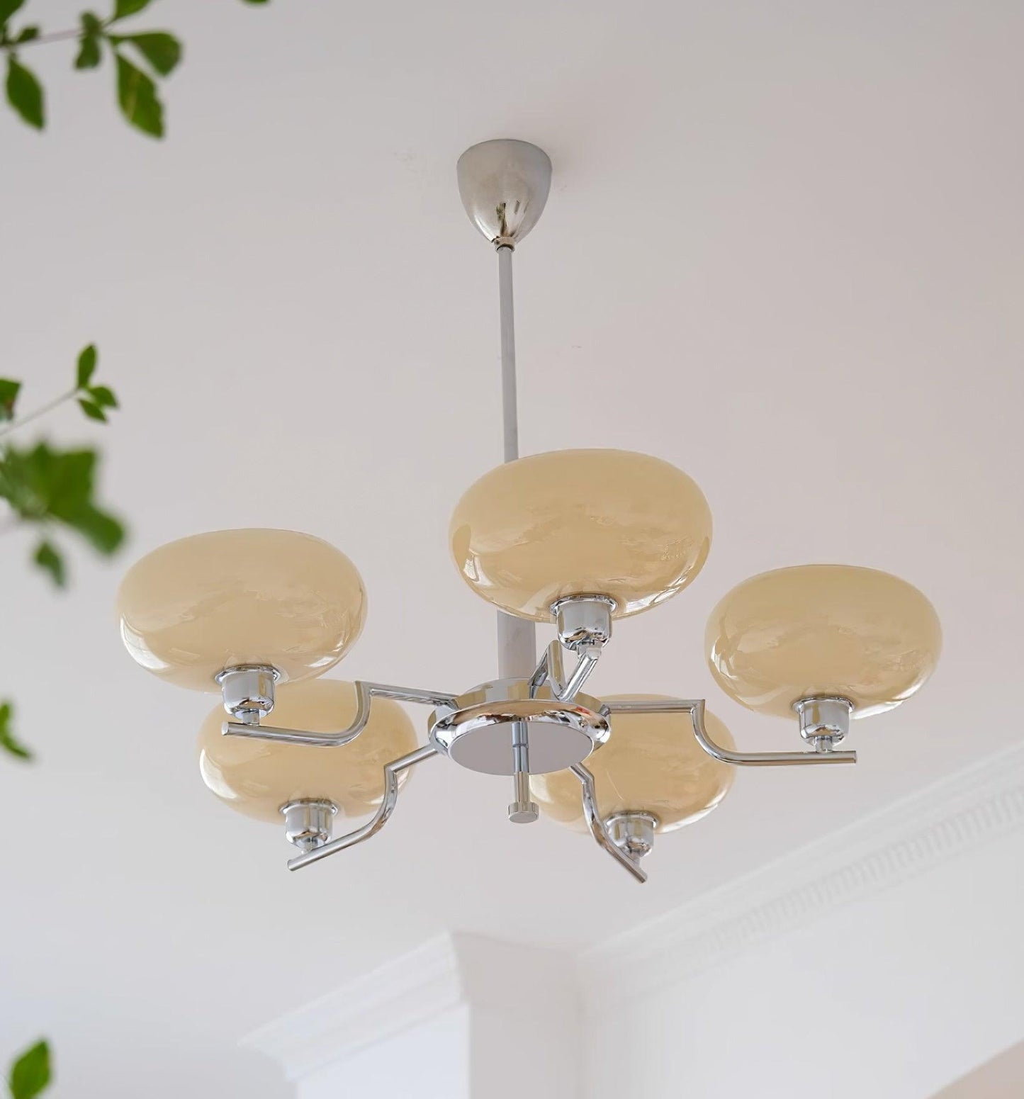 Elegant Puja Chandeliers - Adjustable Brightness & Energy Efficient