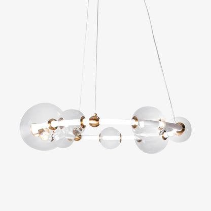Elegant Puppet Chandelier - Adjustable Height, Soft Ambient Lighting
