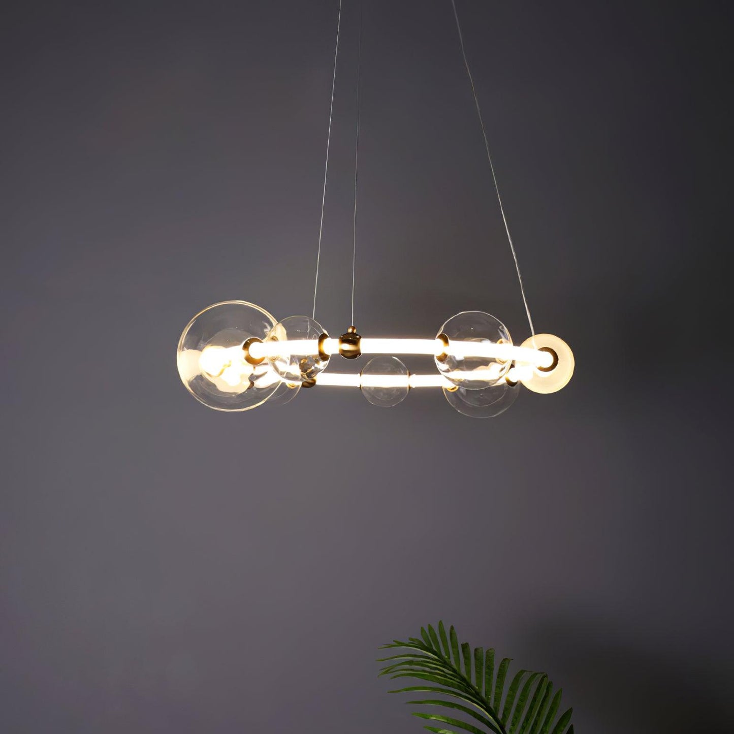 Elegant Puppet Chandelier - Adjustable Height, Soft Ambient Lighting