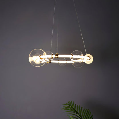 Elegant Puppet Chandelier - Adjustable Height, Soft Ambient Lighting