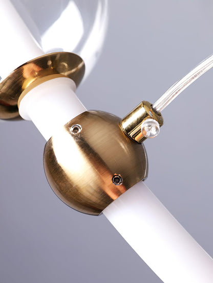 Elegant Puppet Chandelier - Adjustable Height, Soft Ambient Lighting