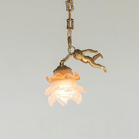 Brass Putti Statuettes Suspension - Elegant Design & Durable Craftsman