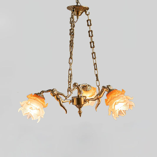 Brass Putti Statuettes Suspension - Elegant Design & Durable Craftsman