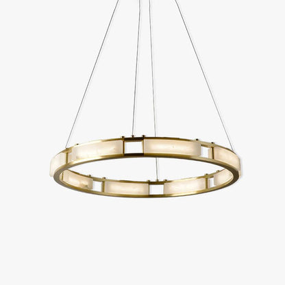 Qatar Alabaster Chandelier - Elegant Design with Dimmable Lighting