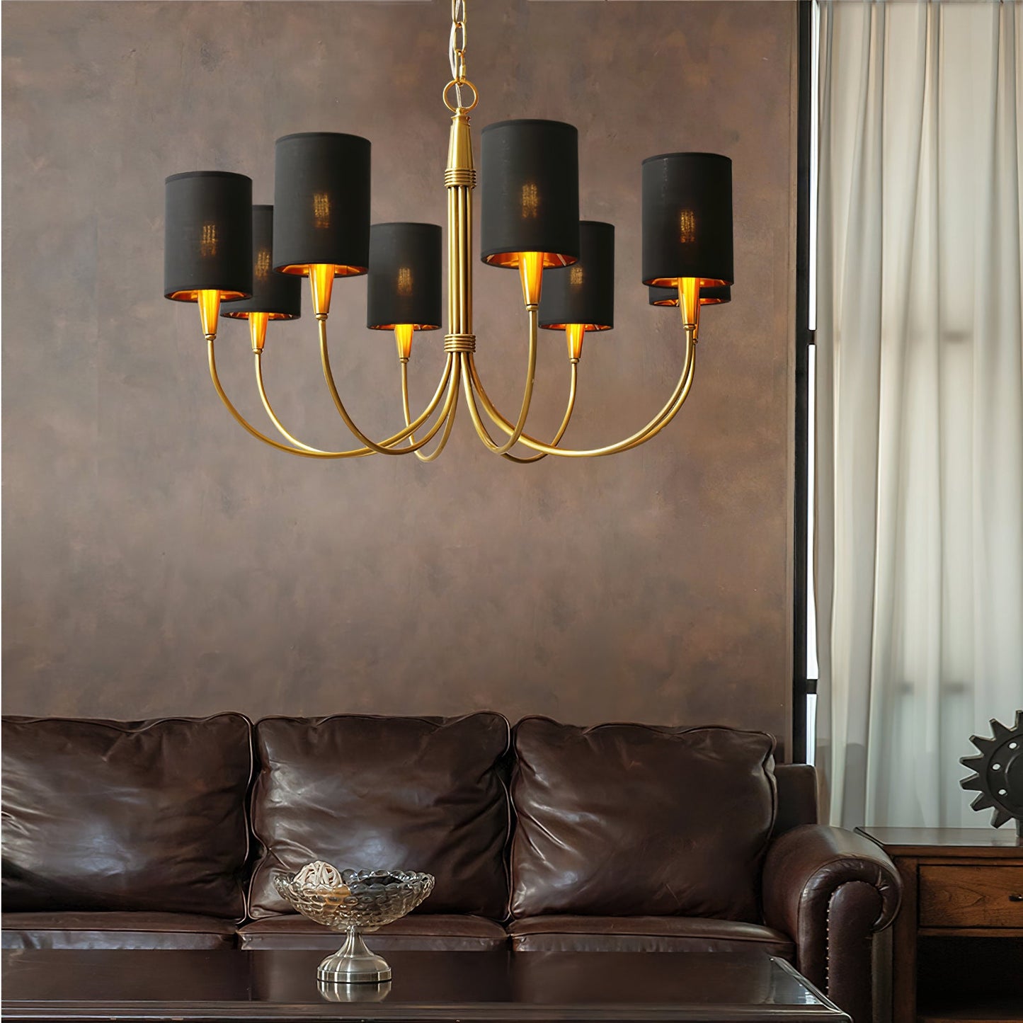 Quincy Chandelier - Elegant Lighting Fixture with Adjustable Height &