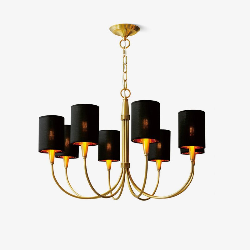 Quincy Chandelier - Elegant Lighting Fixture with Adjustable Height &