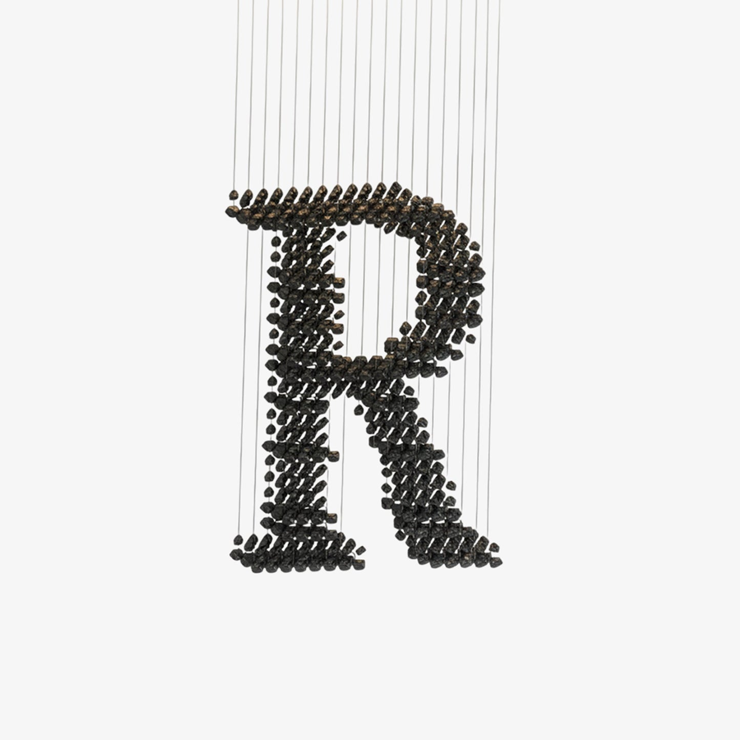 Elegant Charcoal Chandeliers - Adjustable Height, Energy Efficient Lig